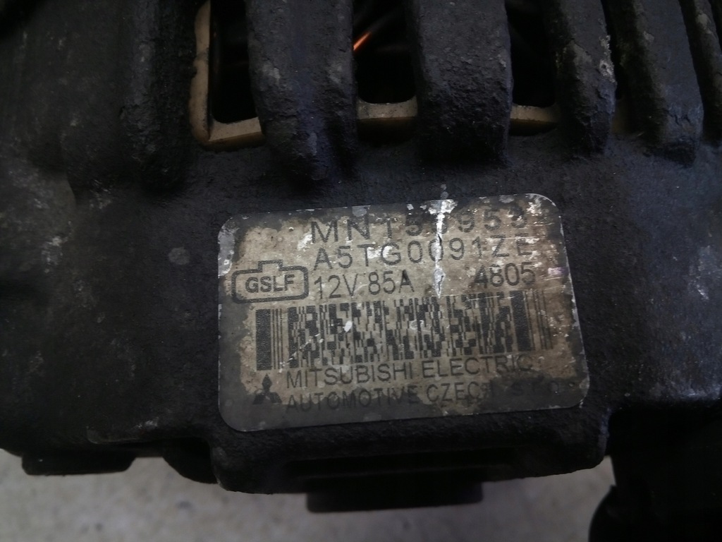 фото №4, Mitsubishi colt vi генератор mn155953