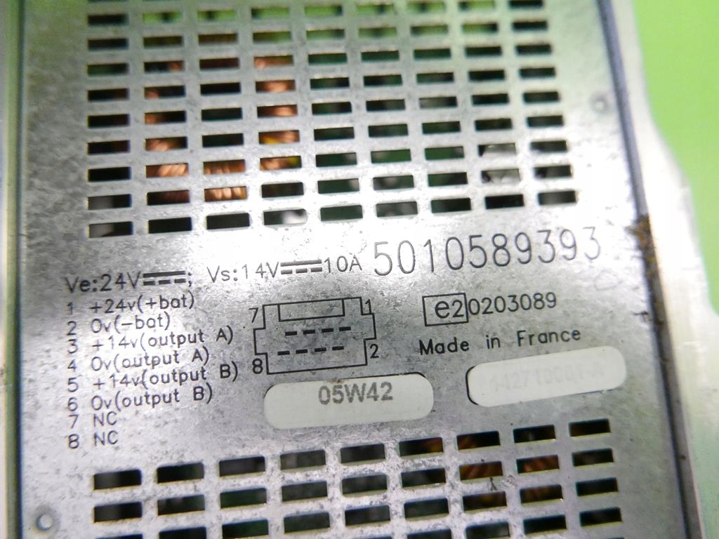 фото №7, Преобразователь напряжения renault premium 370 dci