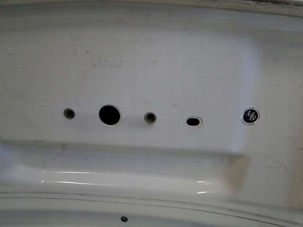 фото №13, Mercedes капот крышка двигателя белый 147 sprinter w907 907 w910 910