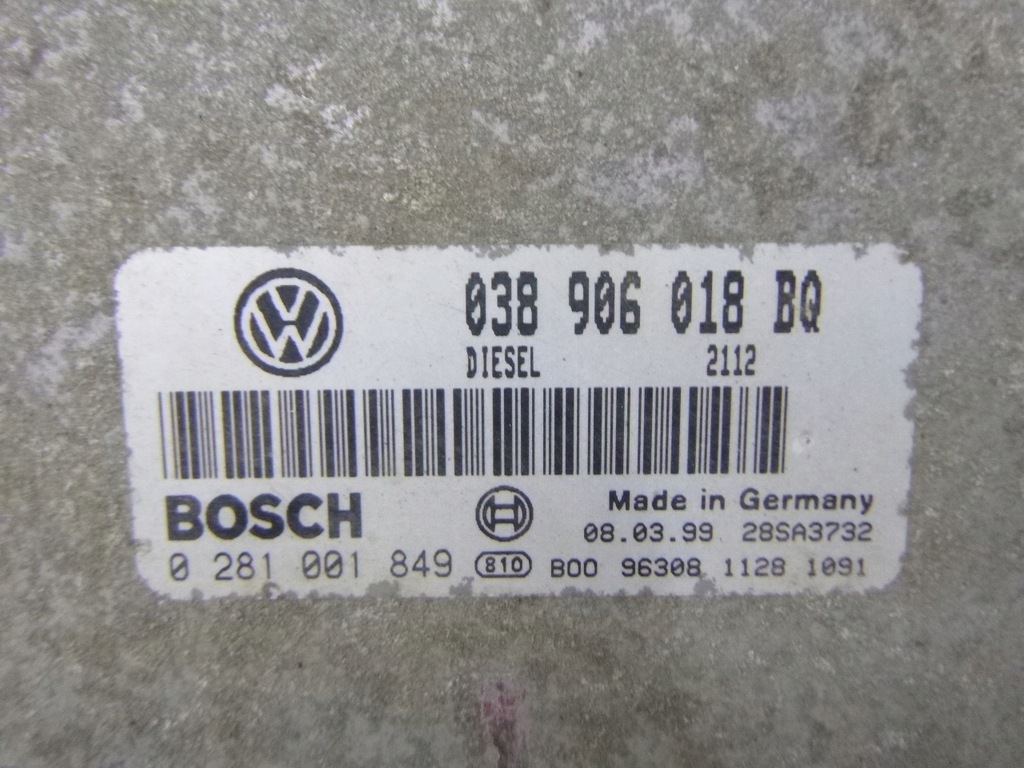 фото №8, Набір стартовий skoda octavia 1.9 tdi agr 1999