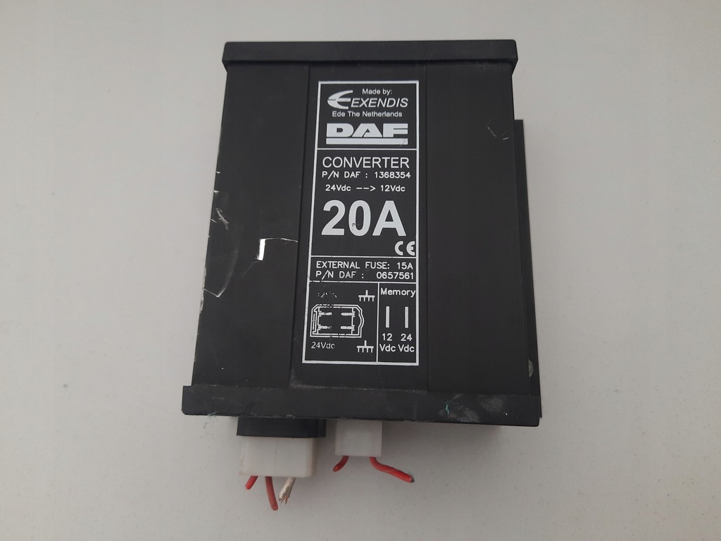 фото №1, Преобразователь daf xf 24/12v 1368354
