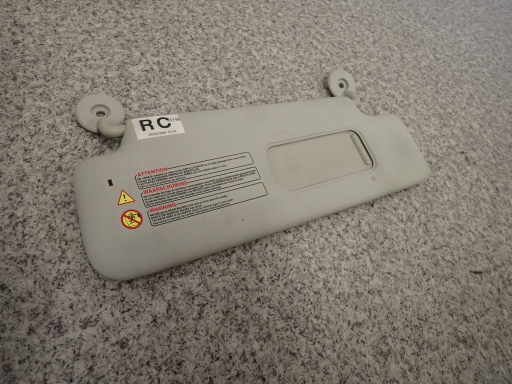 фото №5, Nissan micra k12 03- козырёк солнцезащитный правый