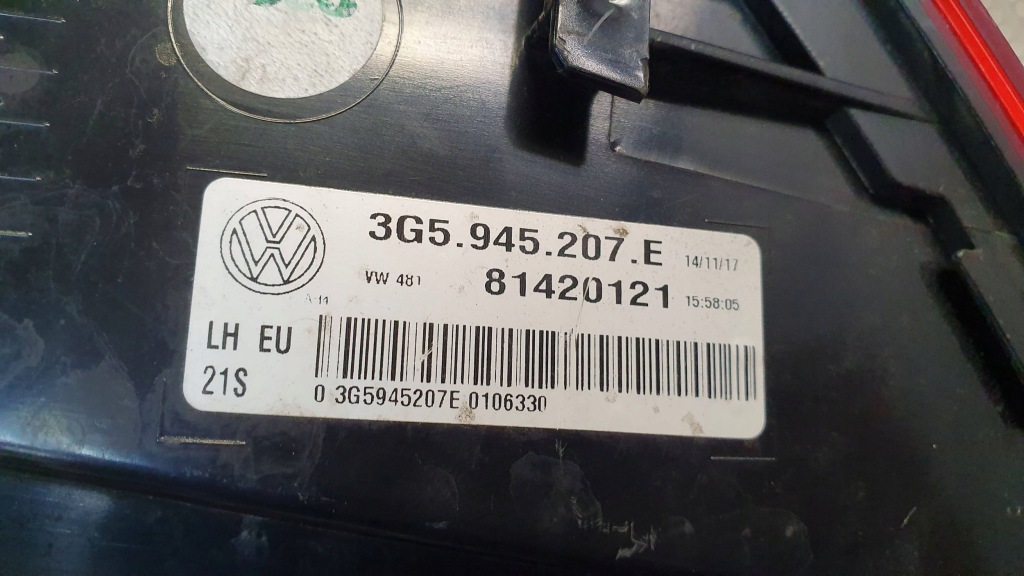 фото №8, Лампа задняя левая vw passat b8 sedan 3g5945207e 14-