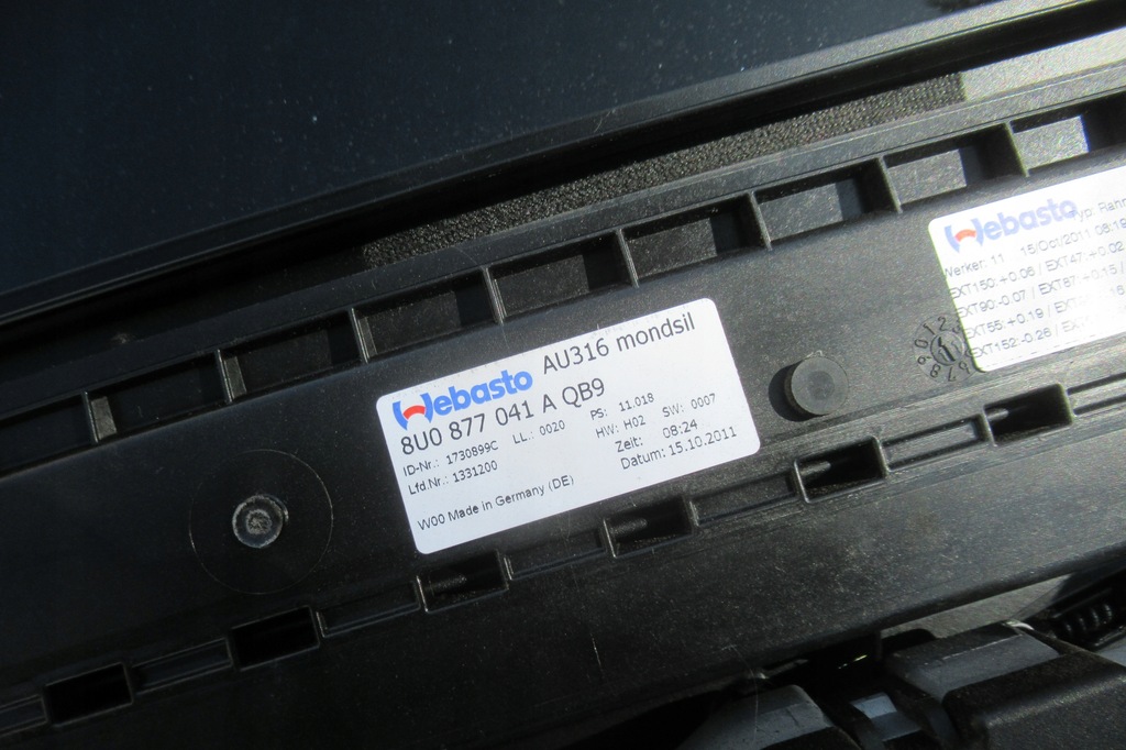 фото №7, Audi q3 люк панорама 8u0877041a 8u0959591