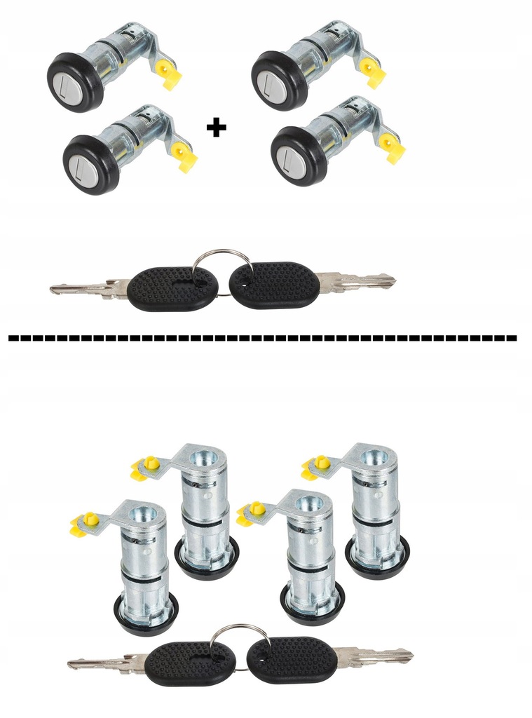 фото №1, 4x вкладка замка iveco daily iv 06-11 набір