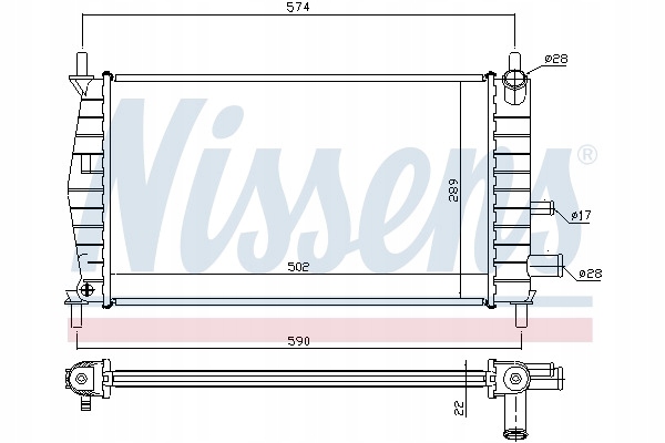 Радіатор двигуна ford в Україні