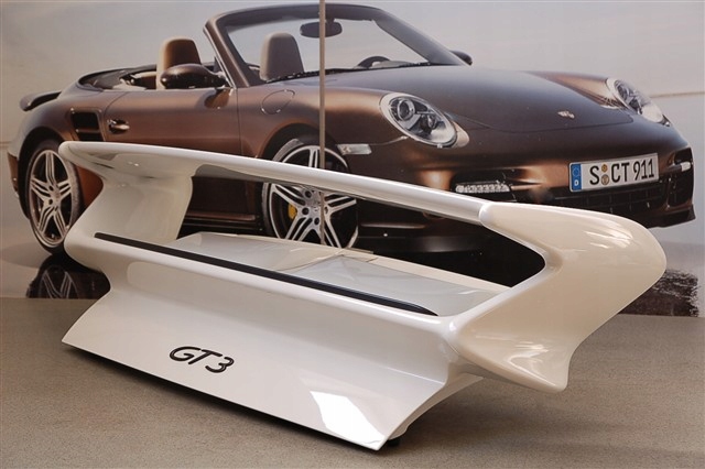 фото №7, Porsche 911 997 gt3 капот/ крышка двигателя комплект