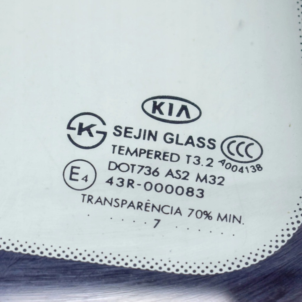 фото №6, Kia carens i 2006 левая сторона стекло кузовная задняя