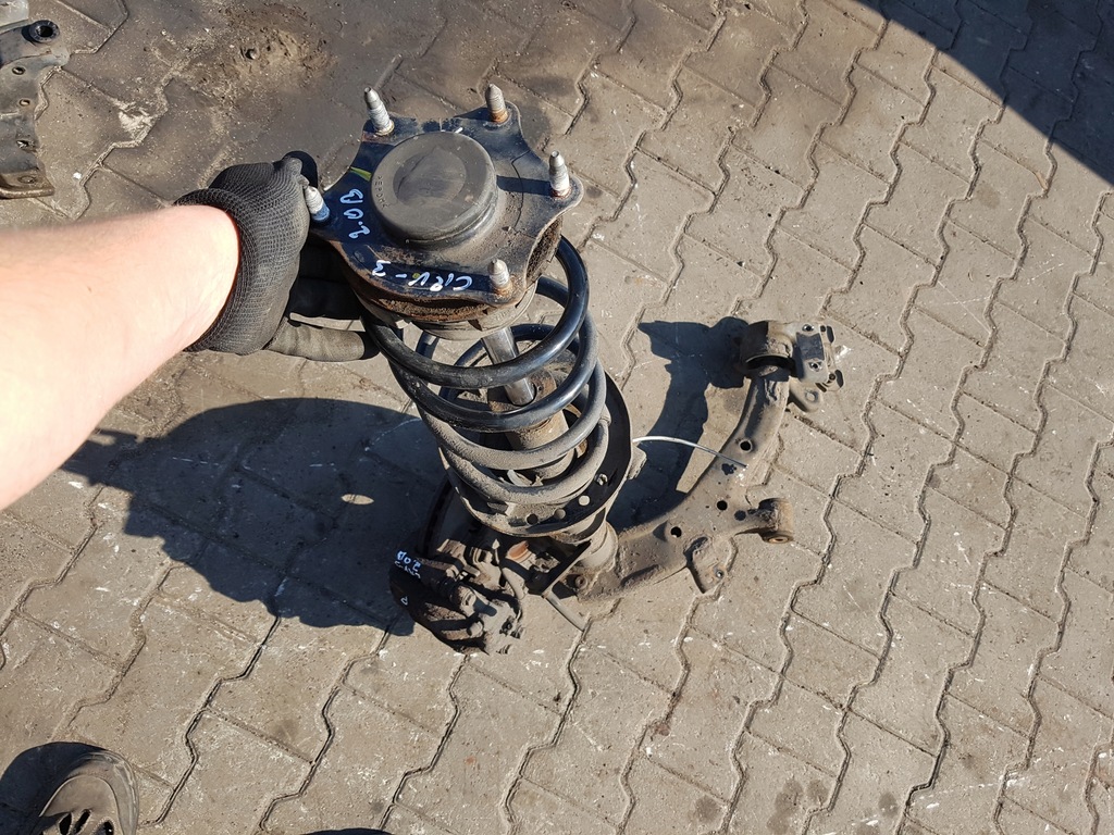 фото №5, Honda cr-v crv iii 2.0 b амортизатор поворотний кулак права перед