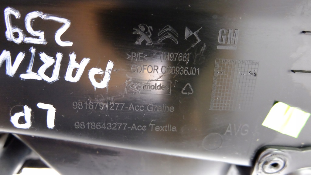 фото №9, Partner iv оббивка обшивка двері лівий перед