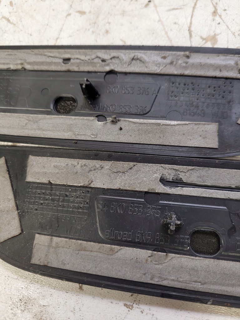 фото №6, Молдинг накладки порогові audi a4 b8 allroad оригінал