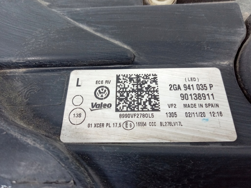 фото №5, Vw t-roc 17- фара лівий full led eu 2ga941035p