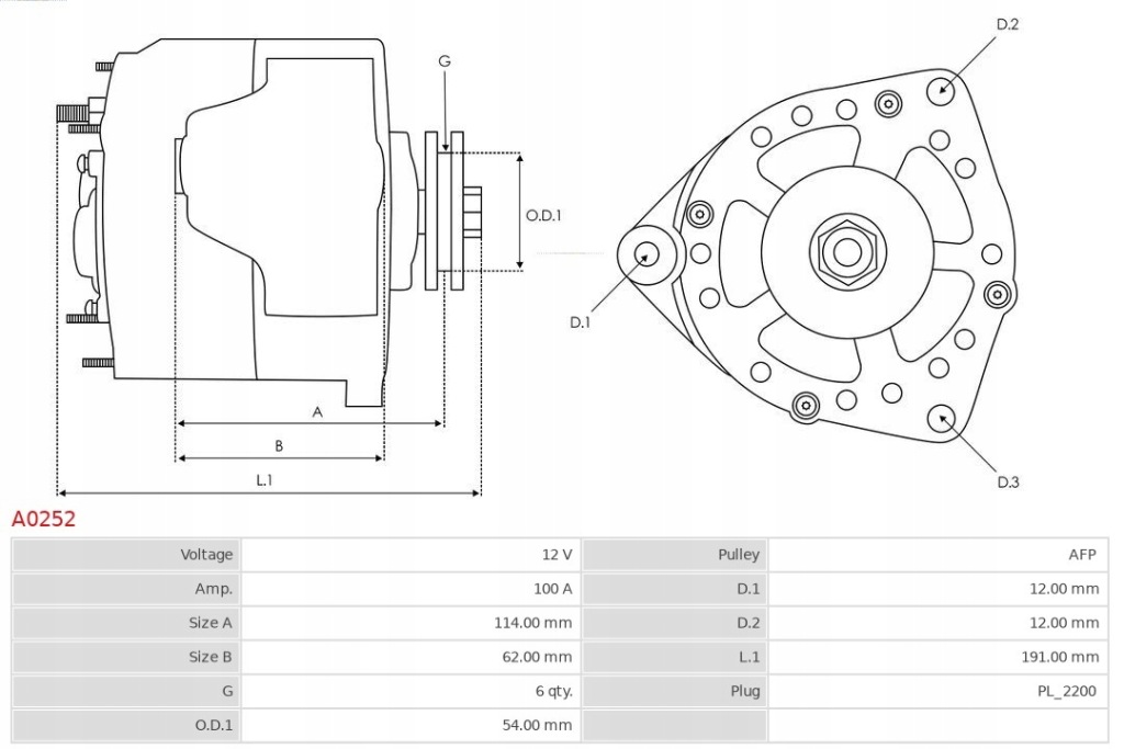 Генератор opel insignia as-pl a0252 Недорого