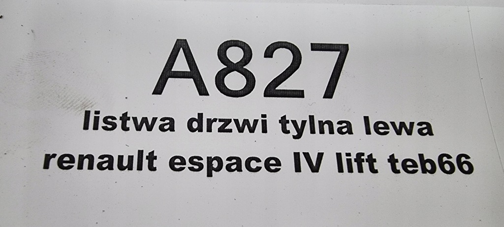 фото №5, Молдинг двері задня ліва renault espace iv lift teb66