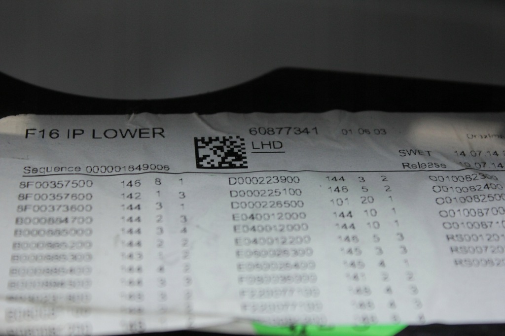 фото №6, Панель приладів приладова консоль merino mugello rot bmw x6m f86