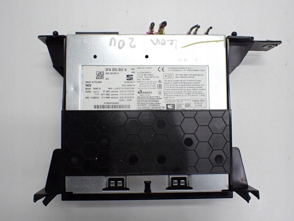 фото №8, Навігація navi радіо заводська оригінал 5fa919605 seat leon iv kl 5f 20r