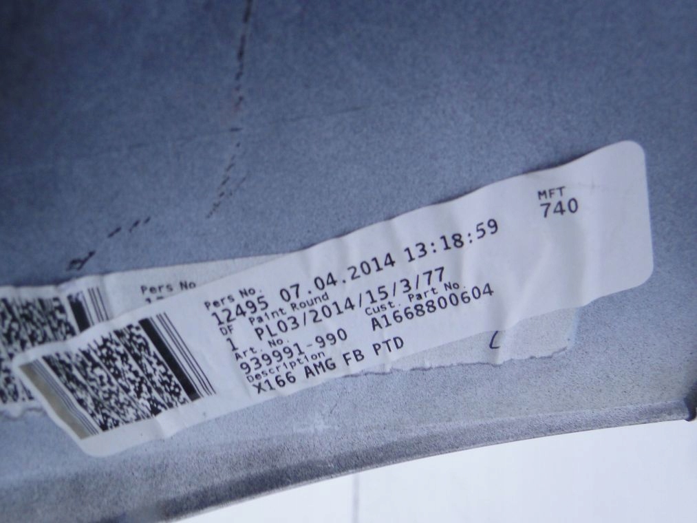 Купить Mercedes gl x166 бампер передний 63 amg pts sprysk