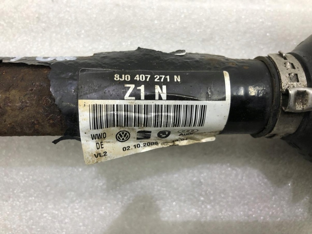 фото №7, Приводной вал левый перед audi tt 8j 2.0tdi 8j0407271n