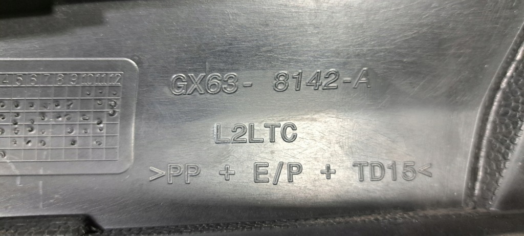 фото №8, Jaguar xf ii x260 молдинг бампер правый перед gx63-8142-a