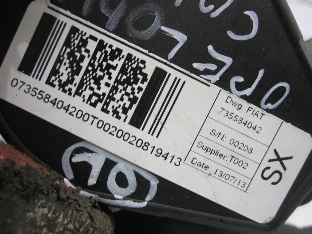 Opel combo d 16r ремінь безпеки лівий перед 735584042 Зі Шроту