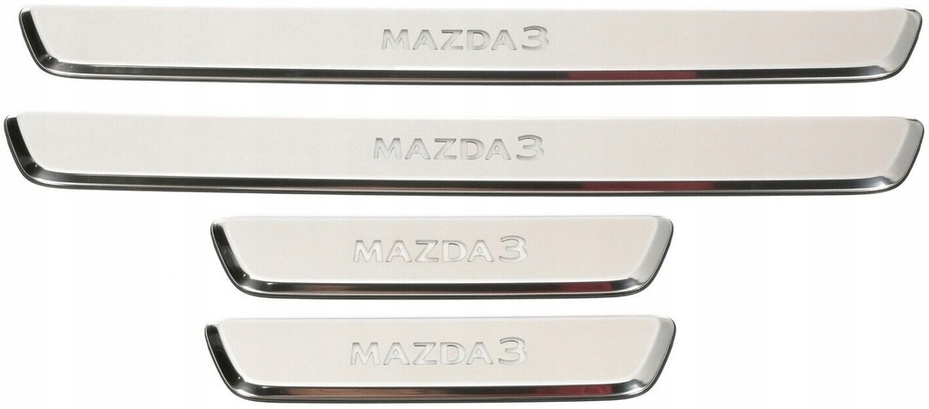 фото №1, Накладки пороговые накладки с подсветкой mazda 3 bp 2018- оригинал