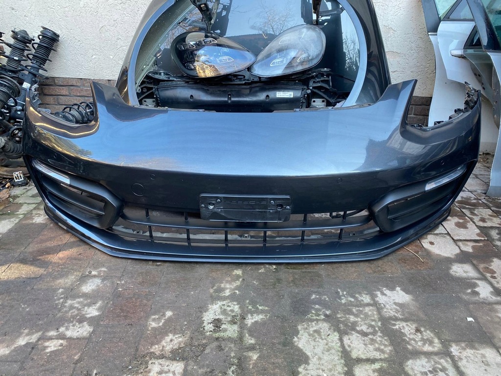 фото №1, Бампер капот лампа pas kompletny перед porsche panamera 971 4s 2022 rok