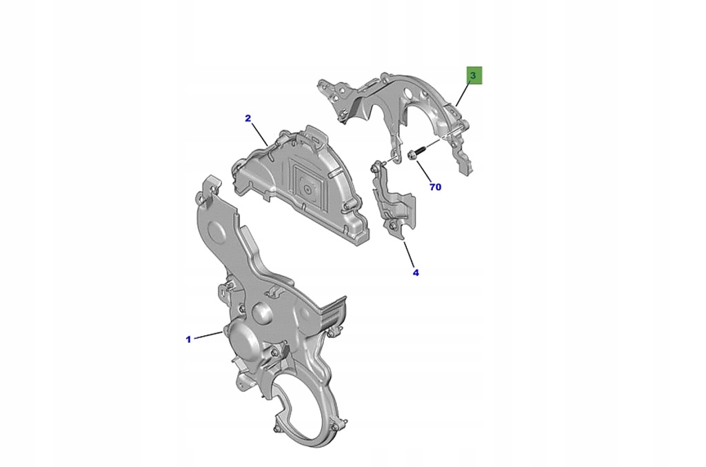 Spacetourer 16- захист корпус ремінь розподільного валу 1,5 Оригінал