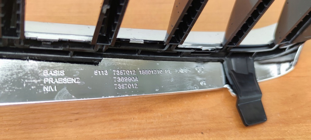 Bmw 7 g11 g12 правая заглушка бампера решётка радиатора решётка радиатора r Доставка