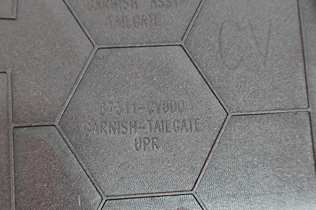 фото №7, Kia ev6 cv задняя крышка багажника крышки защита спойлера 87311-cv000 электрика 16