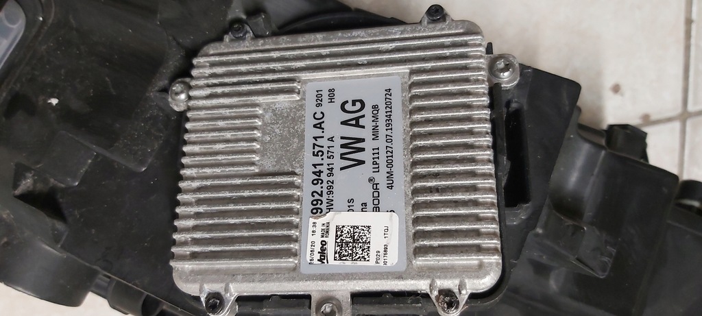 фото №12, Skoda scala права лампа перед передня фара full led 657941016a fl0205