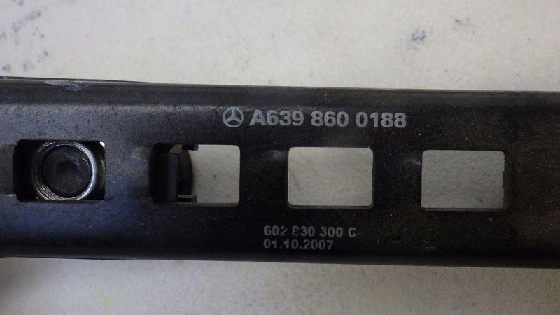 фото №6, Регулировка высоты поперечина mercedes vito ii w639 a6398600188