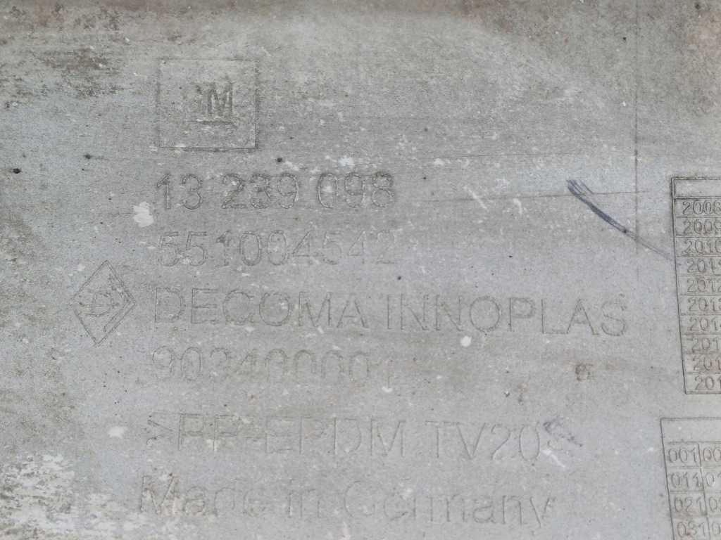 Opel insignia a lift 13- бампер задний  13239098 Доставка