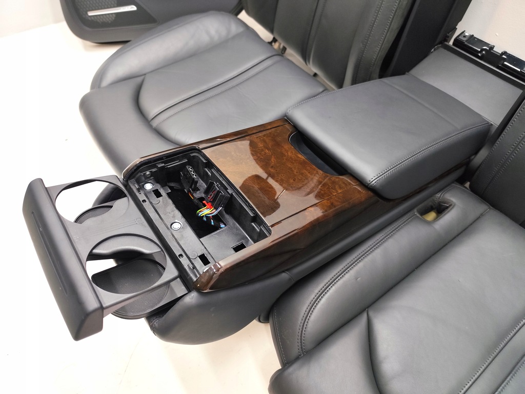 фото №14, Audi a8 d4 сиденья заднее сиденье обшивки туннель кожа комплект