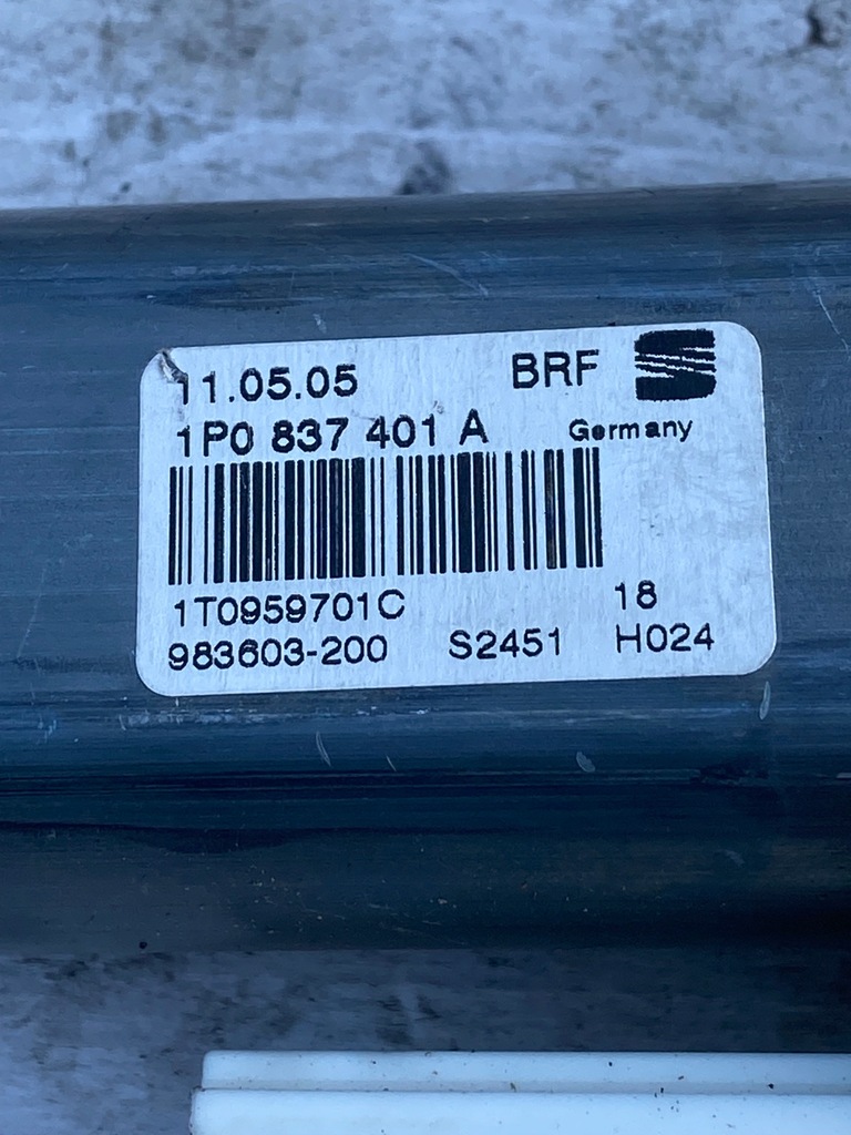 фото №6, Моторчик стекло левый перед seat leon ii 1p0837401a