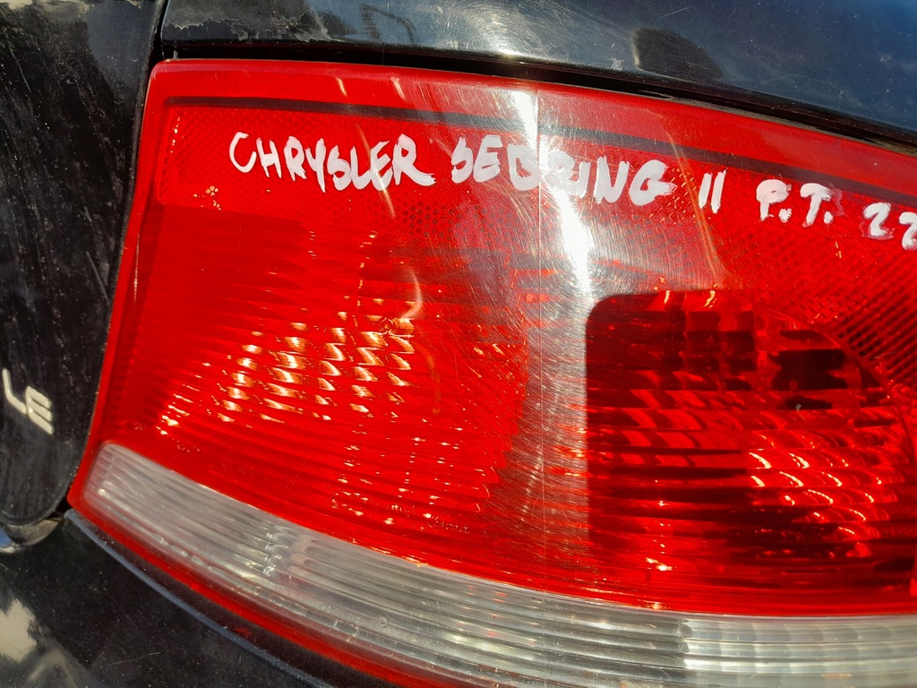 фото №7, Chrysler sebring ii лампа правый задняя правая задняя