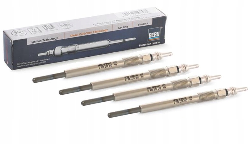 фото №1, 4x свеча накаливания ford fiesta focus 1.4 1.6tdci