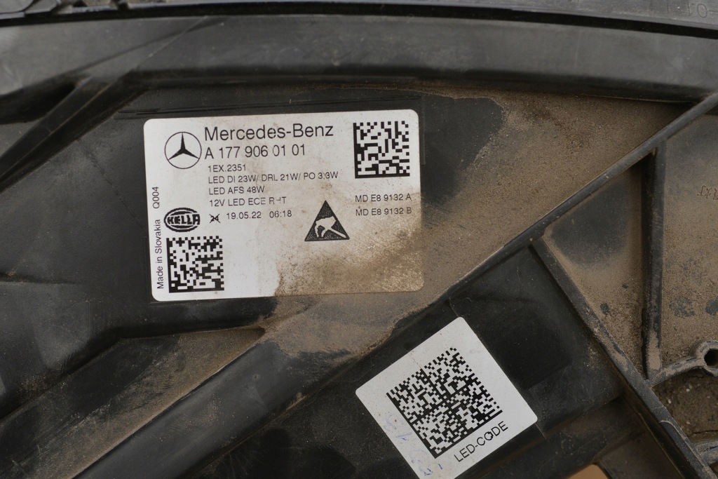 Mercedes a klasa w177 лампа левая led high performance a1779060101 Цена