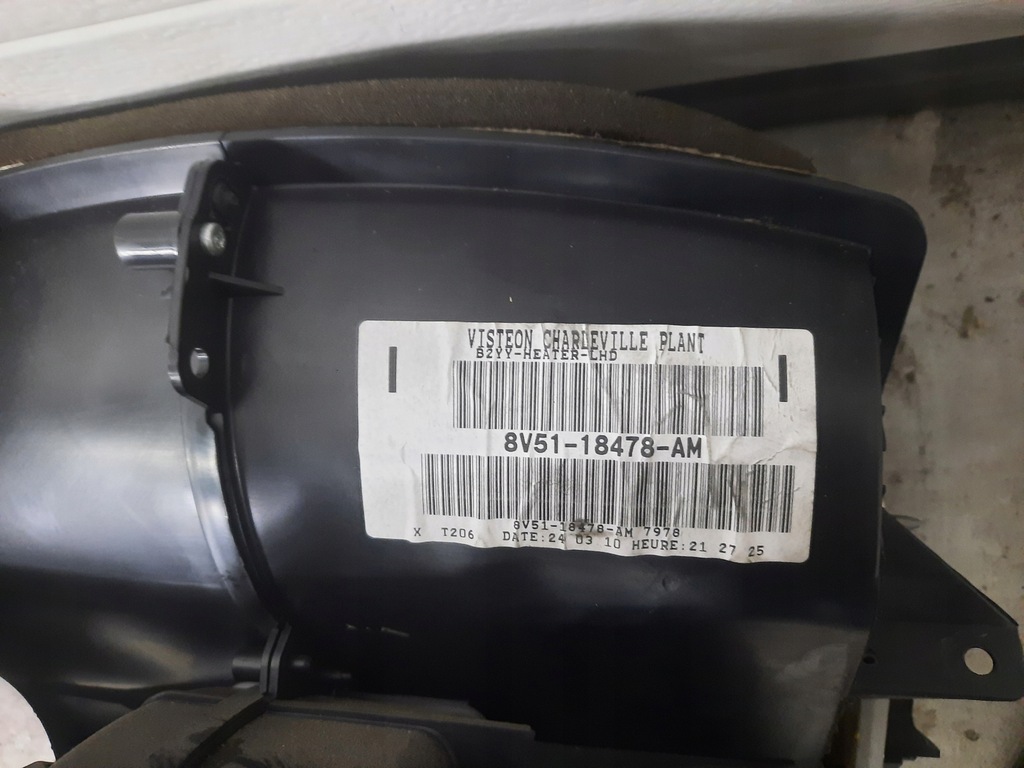 фото №7, Обігрівач ford fiesta mk7 1.4 tdci