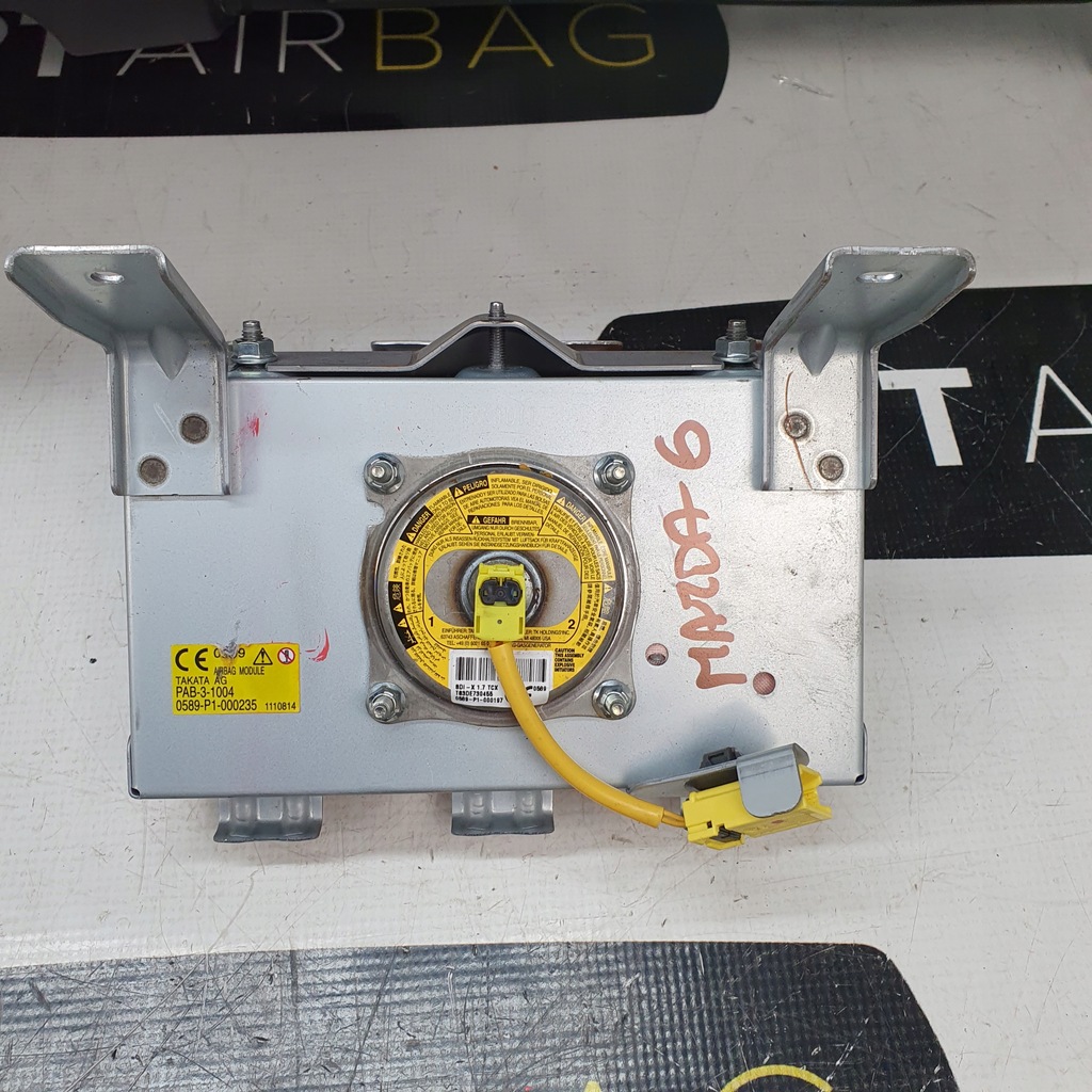 фото №9, Mazda 6 gj панель приладів консоль подушки безпеки ремені подушка безпеки