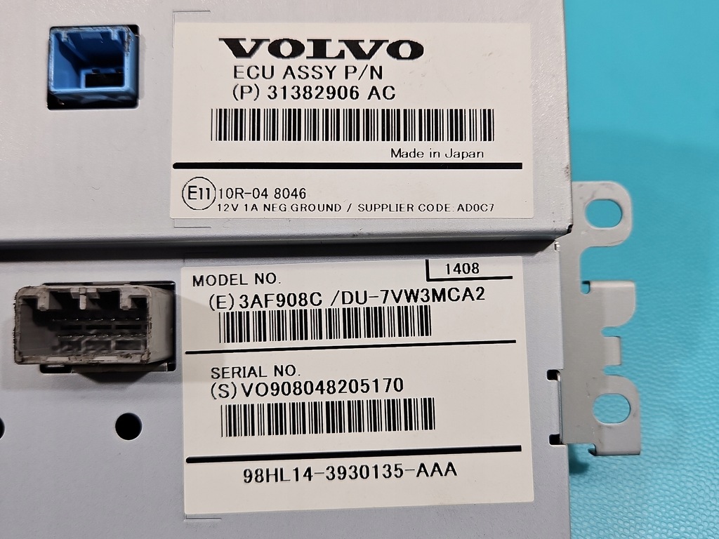 фото №7, Дисплей volvo v40 ii 12- 31382906 монітор