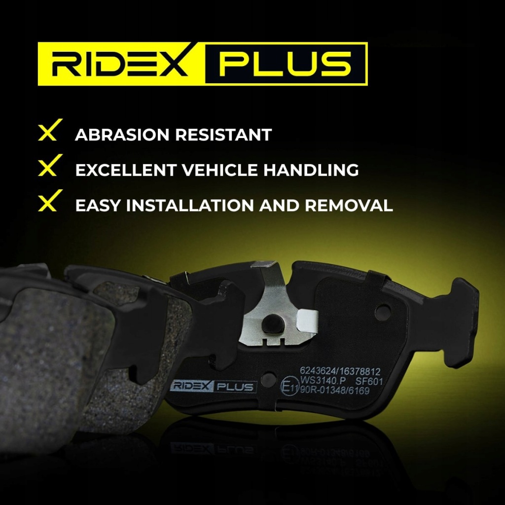 Набір до заміна гальмівних колодок гальмівних ridex plus 402b1169p задній до vw Оригінал