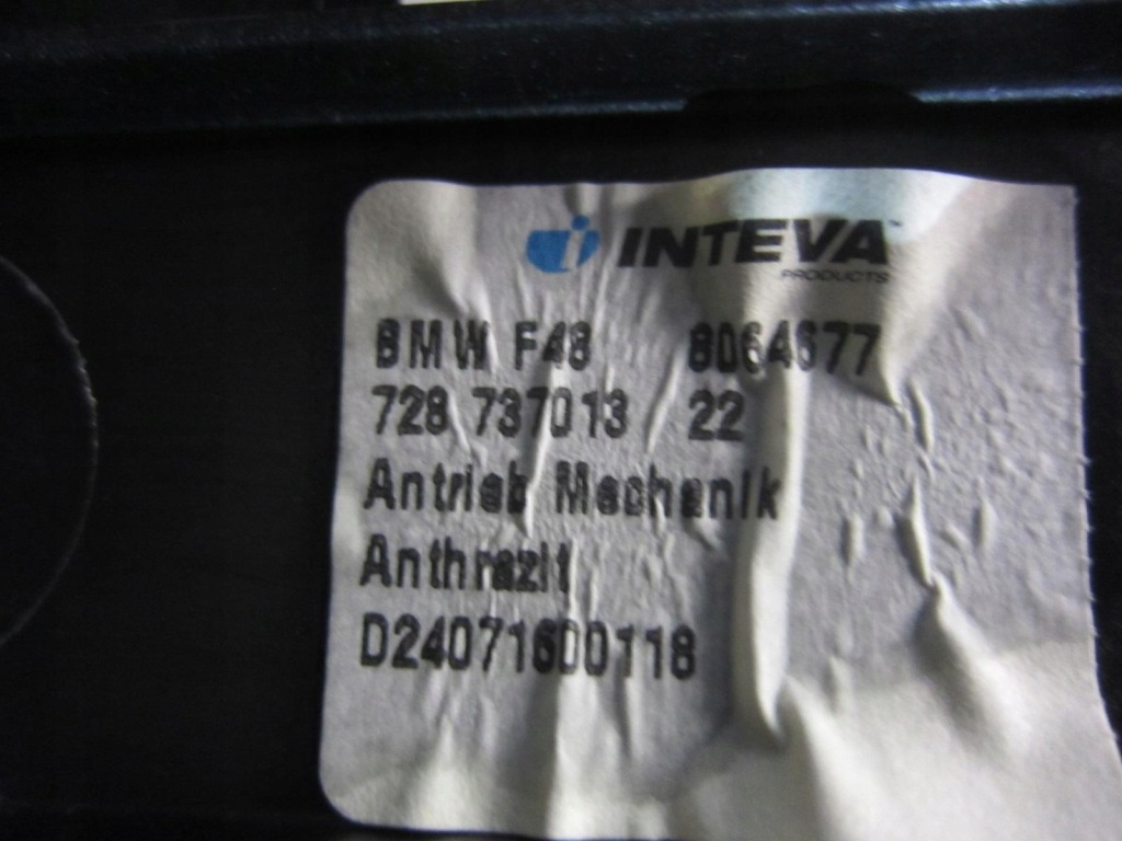 Bmw x1 f48 крыша панорамный люк сдвижной 7445467 54107445467 Доставка