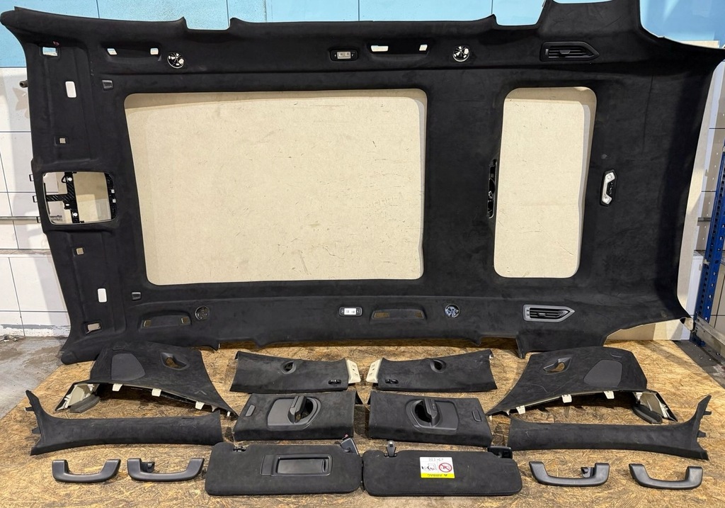 фото №1, Bmw x7 g07 стеля alcantara стійки козирки ручки комплект панорама