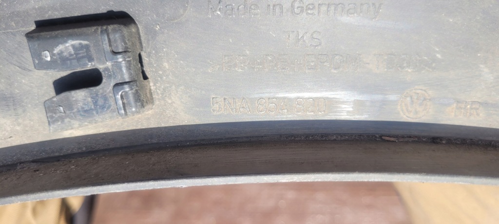 фото №9, Vw tiguan ii молдинг крыла правая задняя