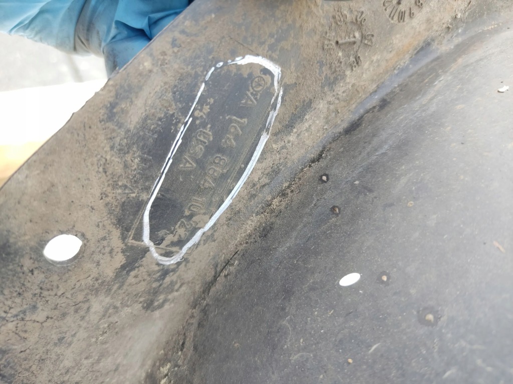 Mercedes-benz ml w164 2007 подкрылок передние a1648841022 с Разборки