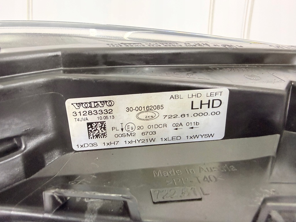 фото №12, Лампа перед передня ліва volvo v40 ксенон комплектна