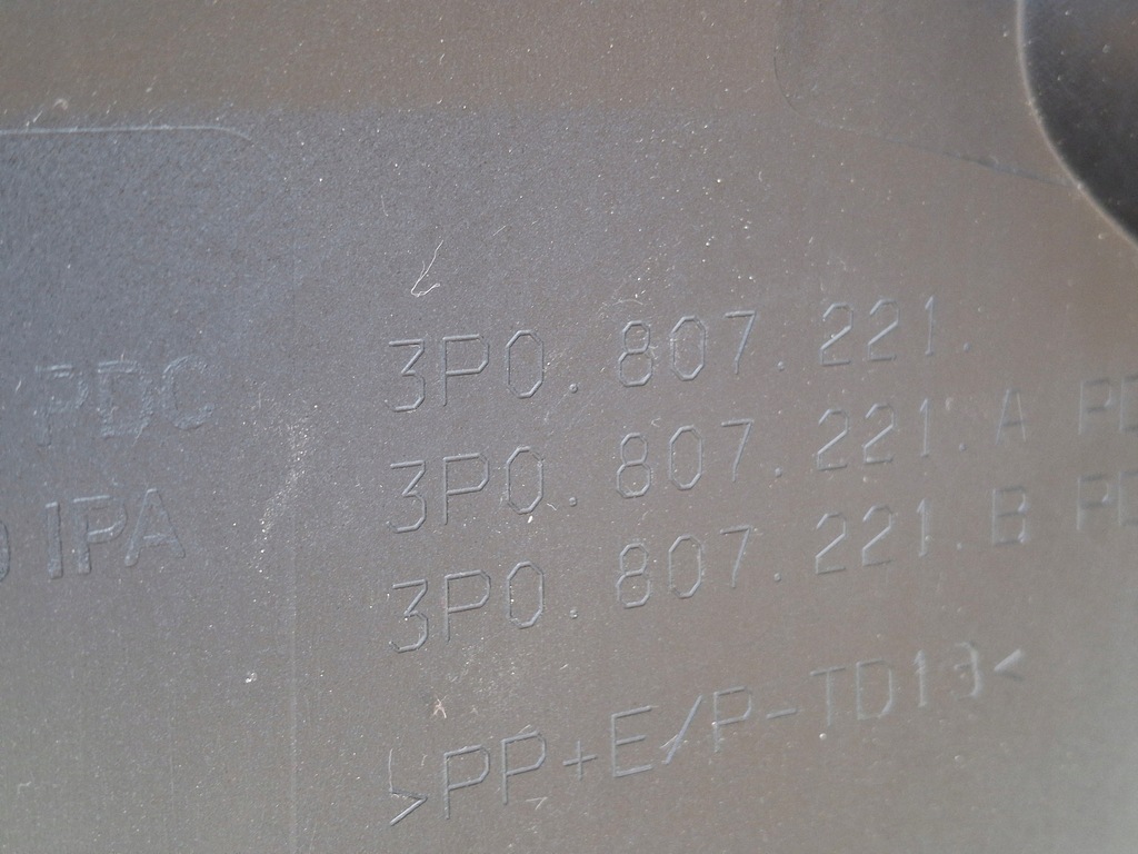 фото №9, Skoda superb 4 iv бампер перед передній pdc 3p0807221