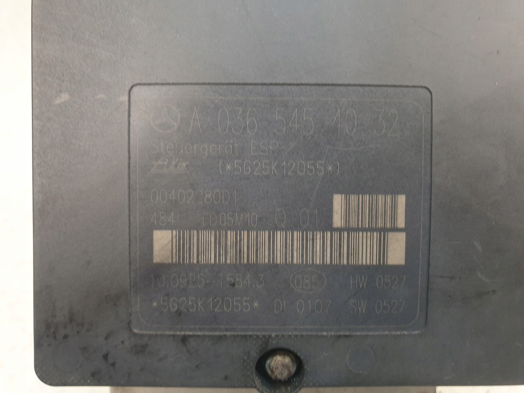 фото №7, Mercedes slk r171 насос тормозная abs esp блок управления oryg