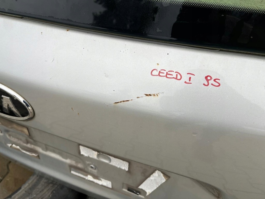 фото №7, Kia ceed i hb lift крышка багажника задняя задняя стекло 9s 2006-12r