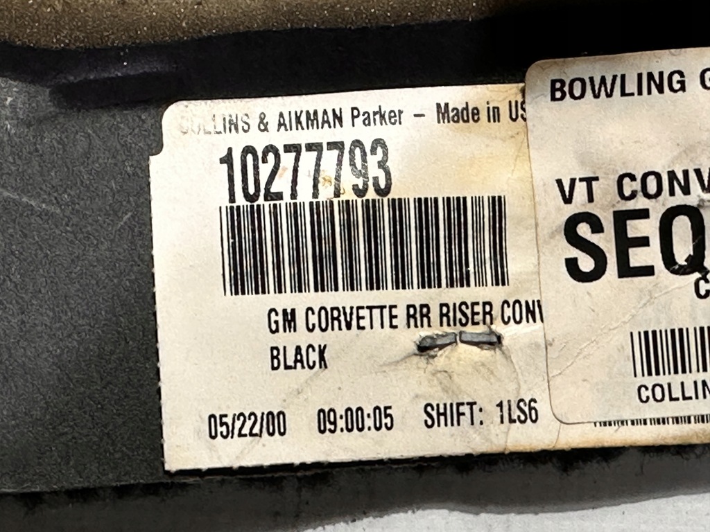 фото №9, Обшивка za сидіння chevrolet corvette cabrio c5 1997 - 2004